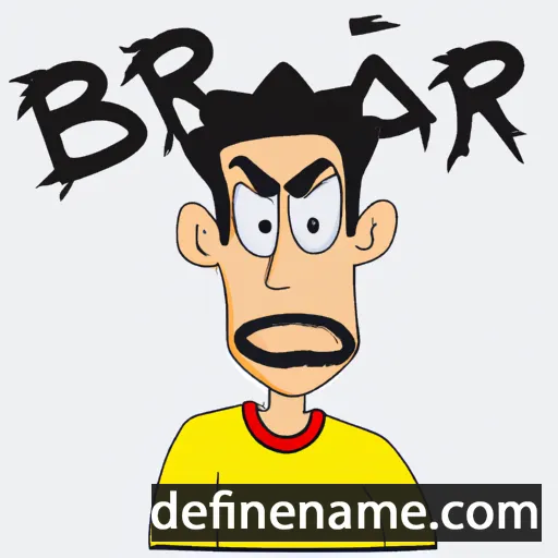 cartoon of the name Brai