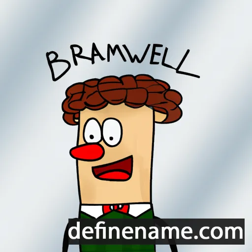 cartoon of the name Bramwell