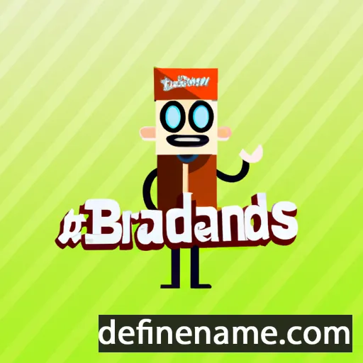 cartoon of the name Brandanus