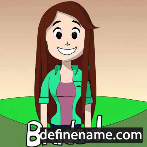 cartoon of the name Brandiann