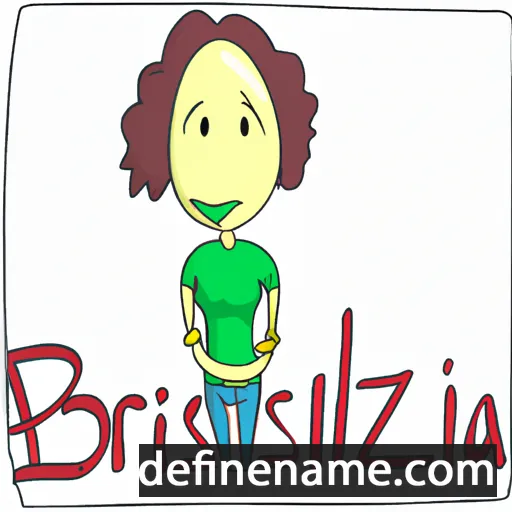 cartoon of the name Brasília