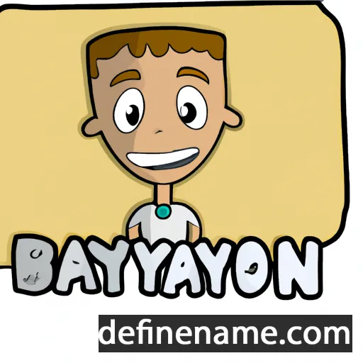 cartoon of the name Brayton