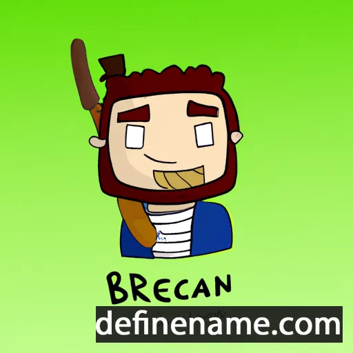 cartoon of the name Breacán