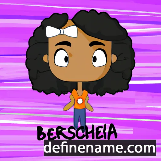 cartoon of the name Breasha