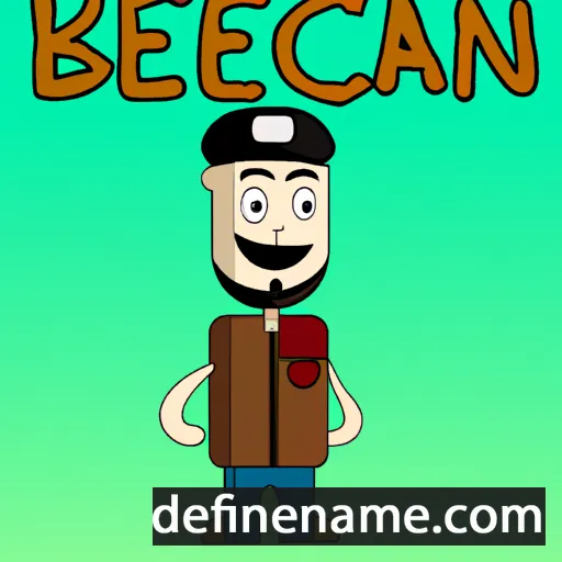 cartoon of the name Brecan