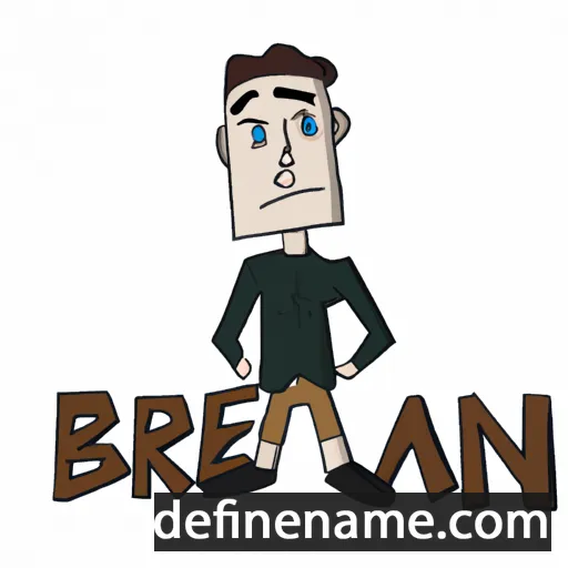 cartoon of the name Breckan