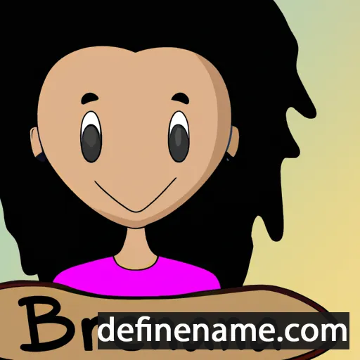 cartoon of the name Breeana