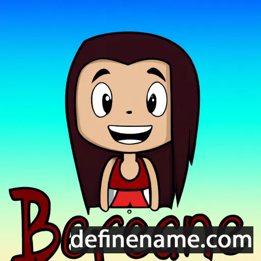 cartoon of the name Breeanne