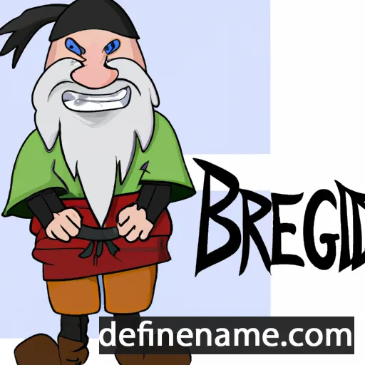 cartoon of the name Breguswið