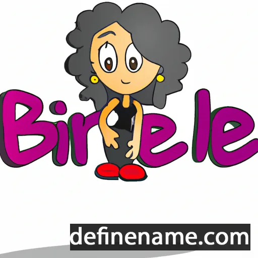 cartoon of the name Brelle