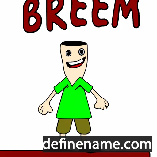 cartoon of the name Brem