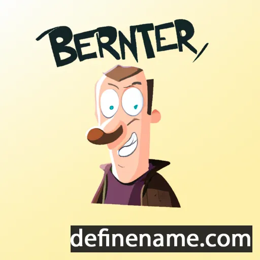 cartoon of the name Brenier