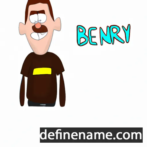 cartoon of the name Brenly