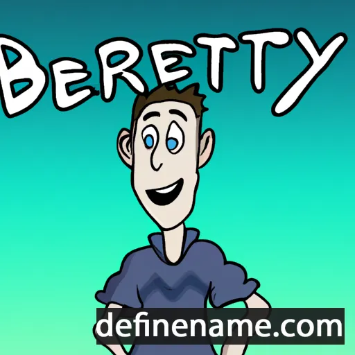 cartoon of the name Brently