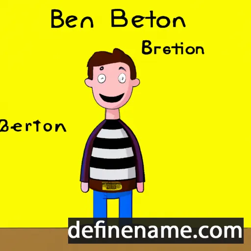 cartoon of the name Breton