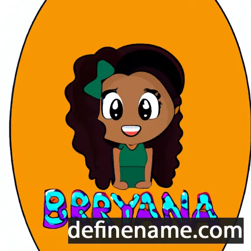 cartoon of the name Breyanna