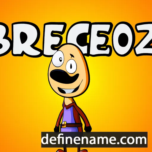 cartoon of the name Brezo