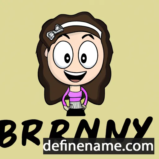 cartoon of the name Brianny