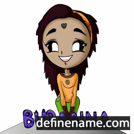 cartoon of the name Briauna