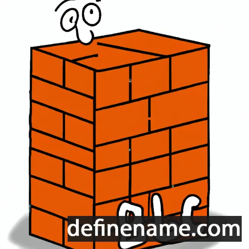 Brick cartoon