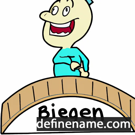 cartoon of the name Bridgeen