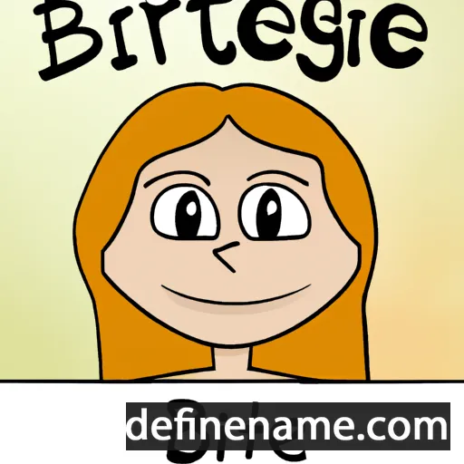 Bridgett cartoon