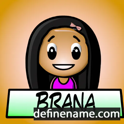 Brieana cartoon