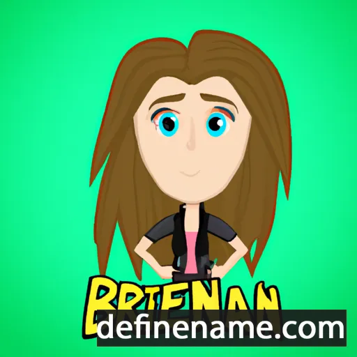 cartoon of the name Brienna