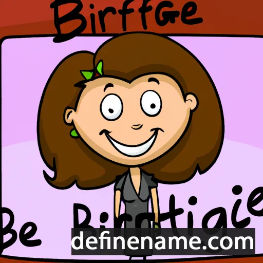 Brigette cartoon