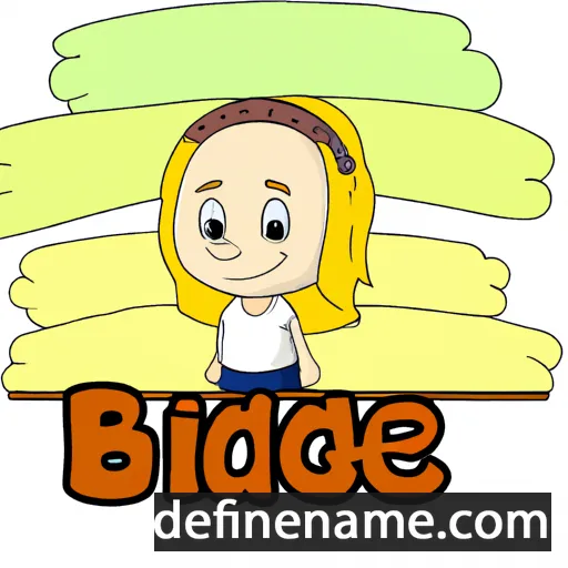 Brigide cartoon