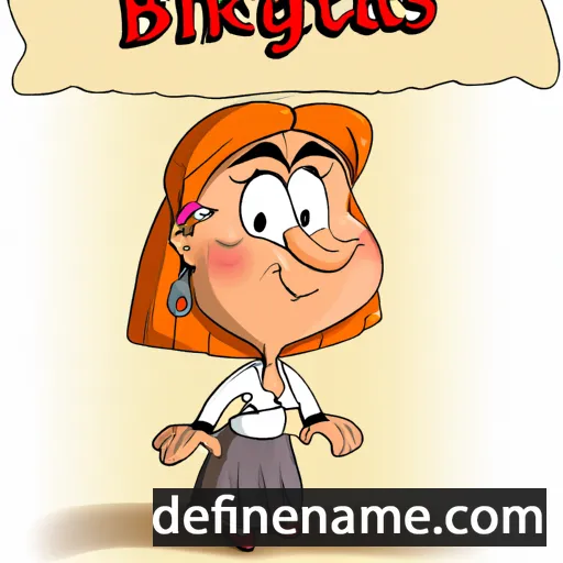 Brigitas cartoon