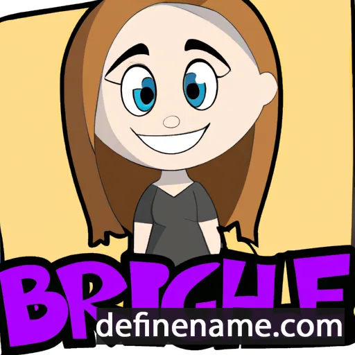 cartoon of the name Brileigh