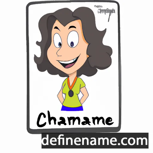 cartoon of the name Charmaine