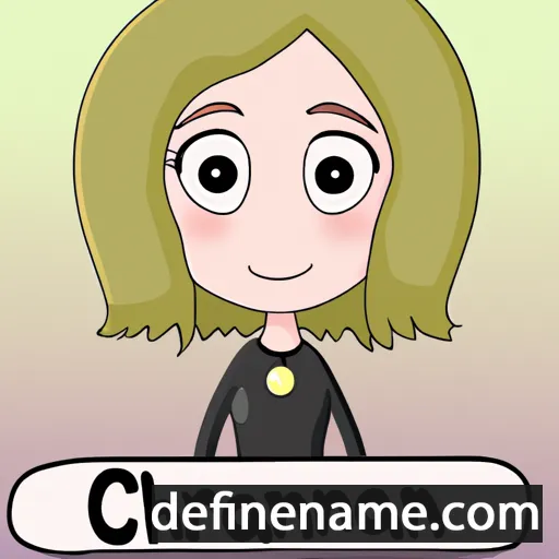 cartoon of the name Charmian