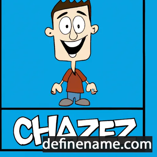 cartoon of the name Chaz