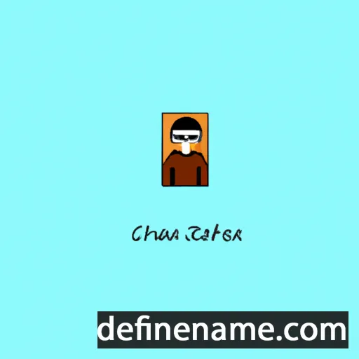 cartoon of the name Chaza'el