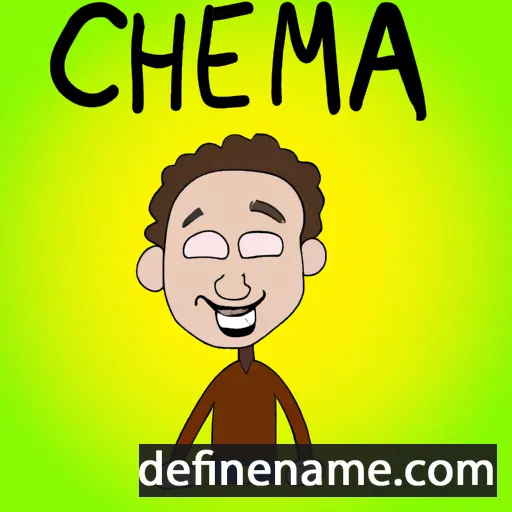 cartoon of the name Chema