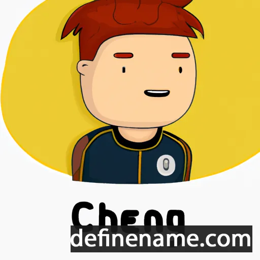 cartoon of the name Cheng