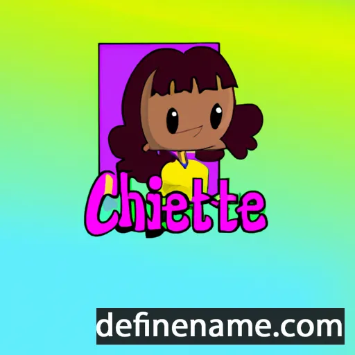 cartoon of the name Cherette