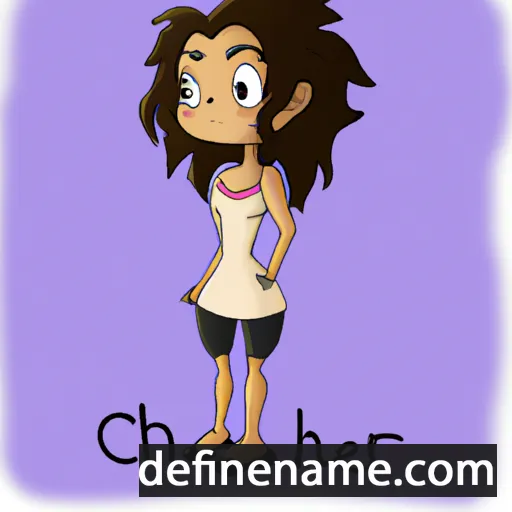 cartoon of the name Cheri