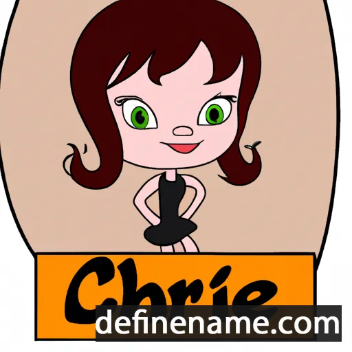 cartoon of the name Cherie