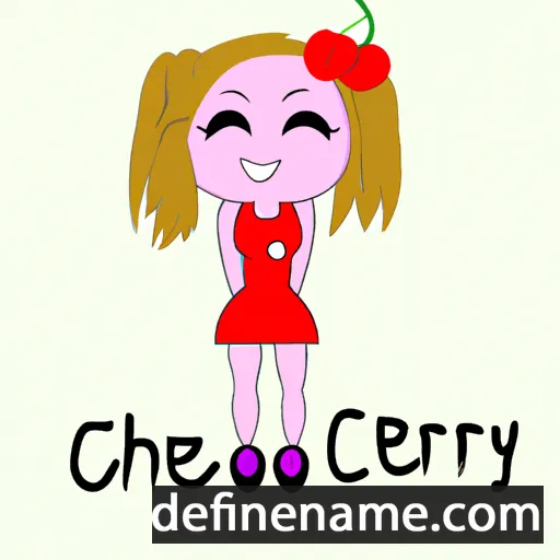 cartoon of the name Cherryl