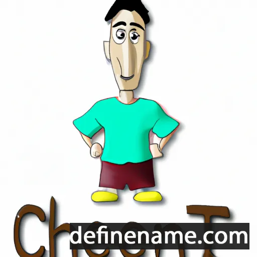 cartoon of the name Chetan