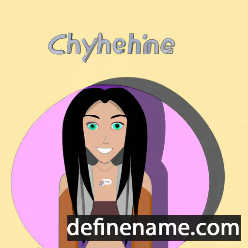 Cheyanne cartoon