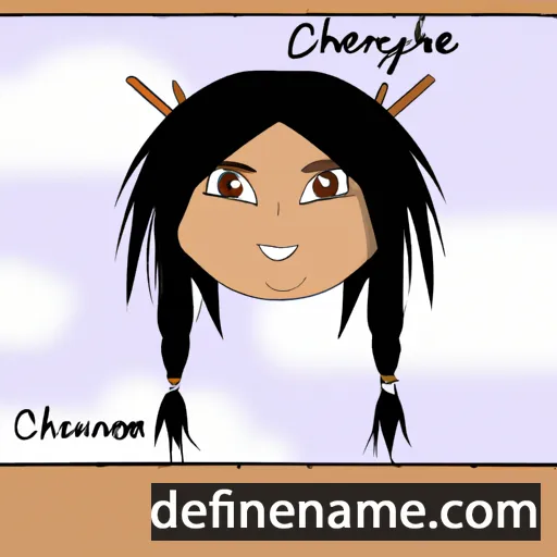 Cheyenne cartoon