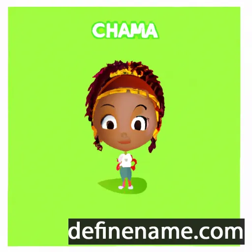 Chiamaka cartoon