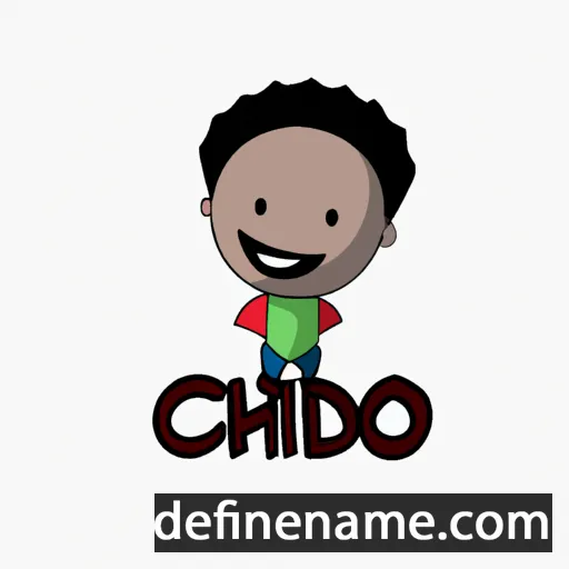 cartoon of the name Chidi