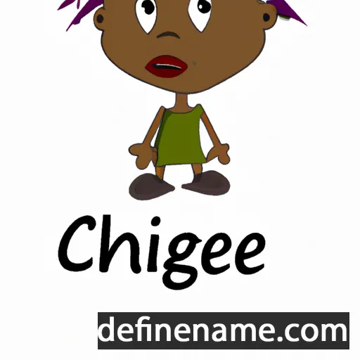 cartoon of the name Chigozie