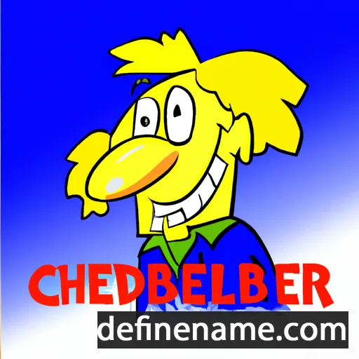 cartoon of the name Childebert