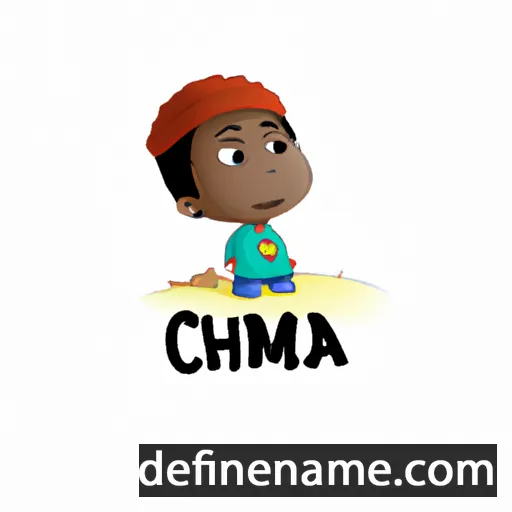 cartoon of the name Chima